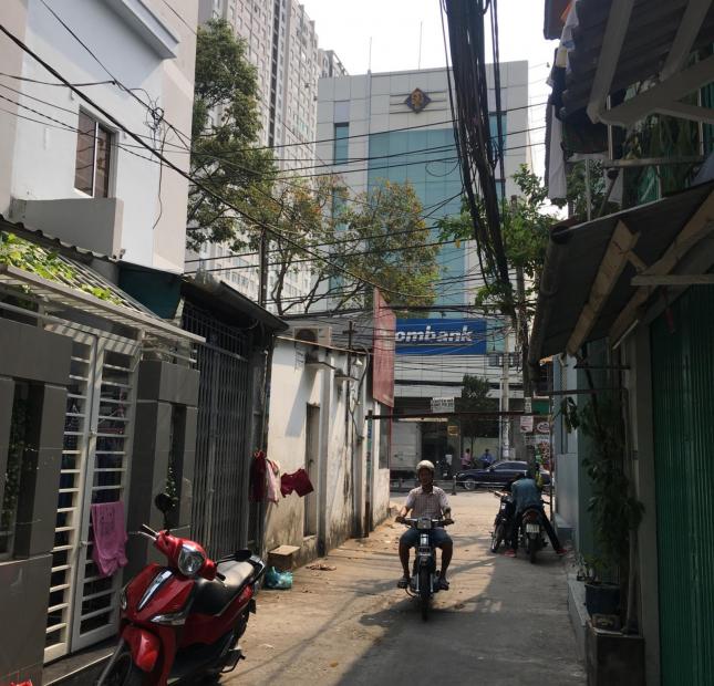 Cho thuê nhà nguyên căn 1 trệt 1 lầu hẻm Phạm Hùng, gần cầu Chánh Hưng giá 12 triệu/tháng.