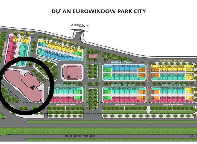 Bán Shophouse dự án Eurowindow Garden City Thanh Hoá Giá chỉ từ 18tr/m2