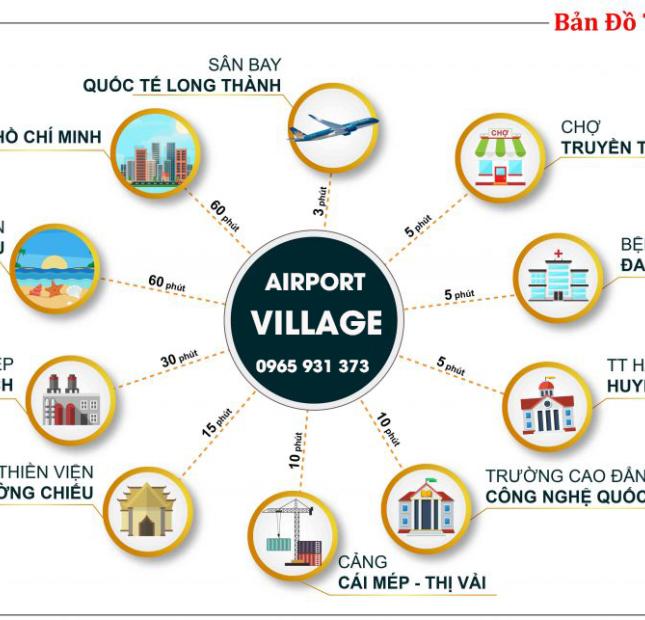 Dự án Airport Village Long Thành, đất nền gần sân bay giá từ 8 triệu/m2