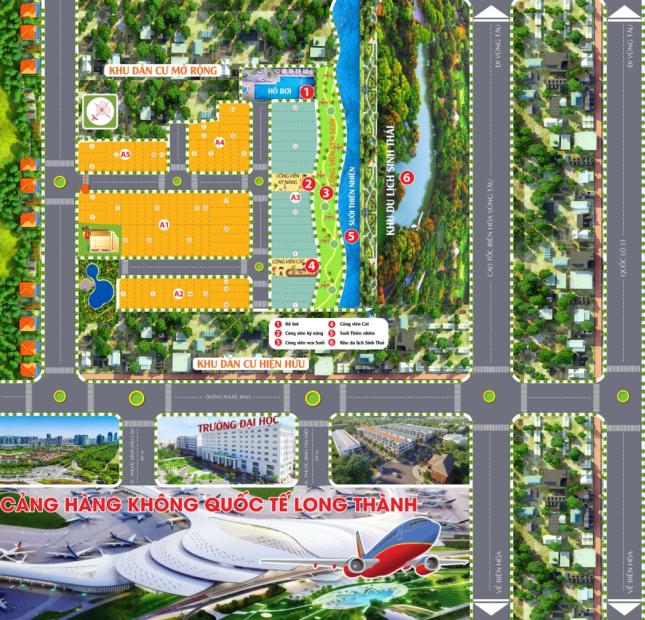 Dự án Airport Village Long Thành, đất nền gần sân bay giá từ 8 triệu/m2