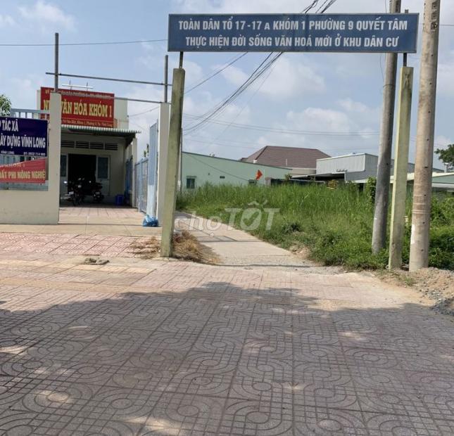 CHÍNH CHỦ CẦN BÁN NỀN ĐẤT KHÓM 1 PHƯỜNG 9.NGANG 5*15( 2 NỀN LIỀN KỀ NGANG 10*15) TẠI ĐƯỜNG VÕ VĂN KIỆT, PHƯỜNG 9, THÀNH PHỐ VĨNH LONG, VĨNH LONG