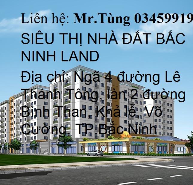 Chính chủ bán gấp lô góc chung cư Thanh Bình tại trung tâm TP.Bắc Ninh