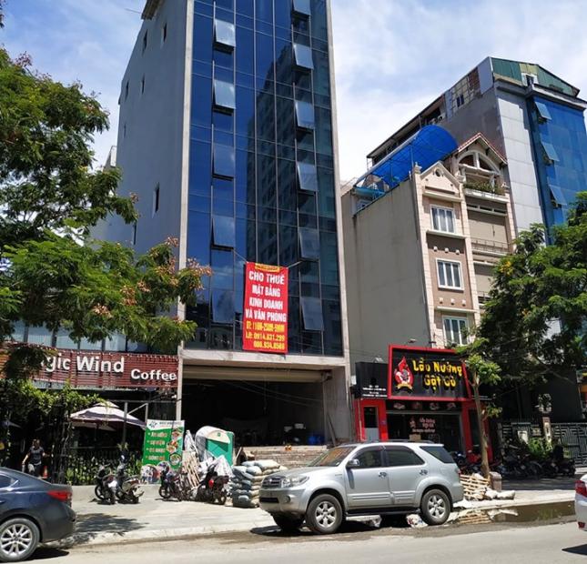 Cho thuê tòa nhà mặt phố Nguyễn Thị Định, DT 90m2 x 6 tầng,mt lô goc rộng 10m