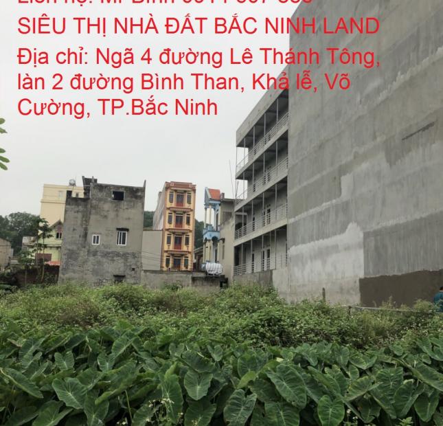 Bán 2 lô đất, 1 lô góc, 1 lô thường tại Đa Cấu, TP.Bắc Ninh