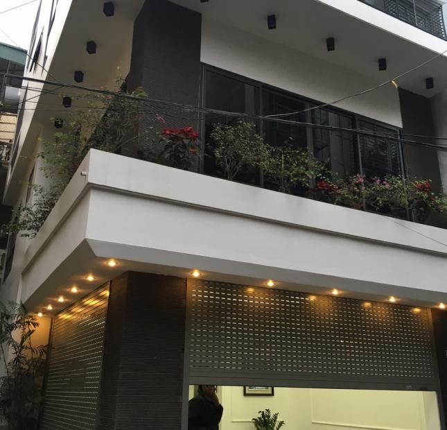 Bán nhà mặt ngõ 20 phố Trần Kim Xuyến dt 60 m2 x 7 t mt 5,6 m mới tinh giá 15,6 tỷ