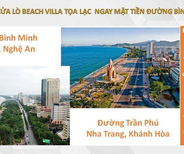 Chính chủ cần bán lô góc 02 mặt tiền dự án Cửa lò Beach Villa - Vinh - Nghệ An, giá đầu tư