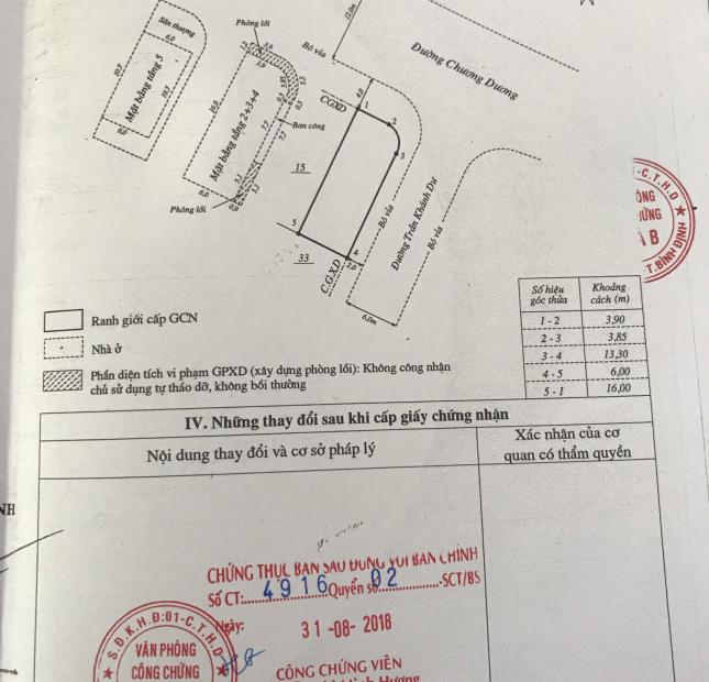 Bán khách sạn chính chủ tại Số 97 Chương Dương, P. Nguyễn Văn Cừ, TP. Quy Nhơn, Bình Định