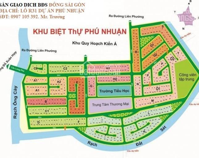 Bán nhanh lô góc dự án Phú Nhuận giá 33tr/m