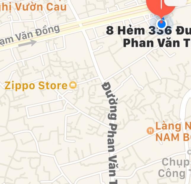 Bán nhà Phạm Văn Đồng, P.11, Bình Thạnh: 8 x 5,3m, giá: 3,4 tỷ