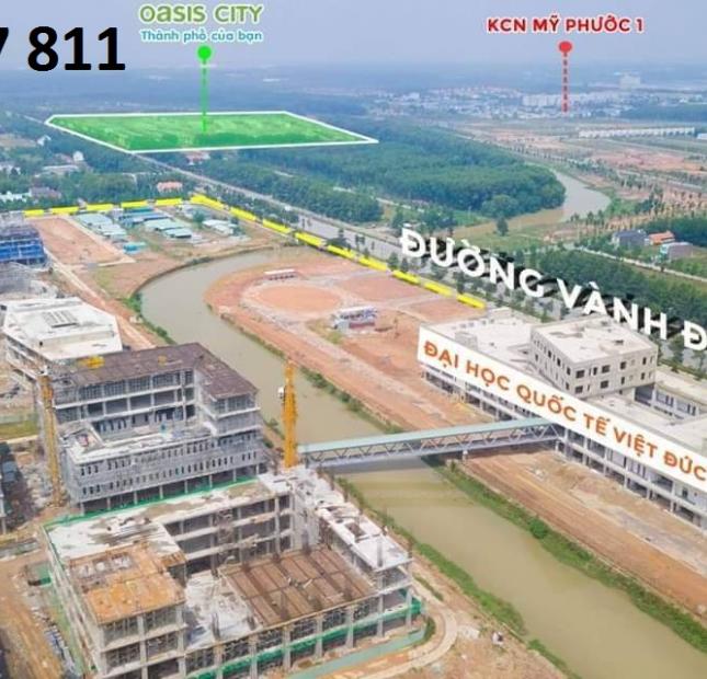nhà có hợp đồng thuê ngay, dự án Oasis City KCN Mỹ Phước 4, an ninh 24/7, cạnh Đại Học Việt Đức, lhệ: 0933 127 811
