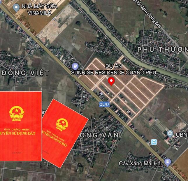 Đất nền Quảng Phú ( Mb 04 )  Sổ đỏ chính chủ – Giá trực tiếp Chủ đầu tư. LH : 0866.061.096 ( Ms.Quỳnh)