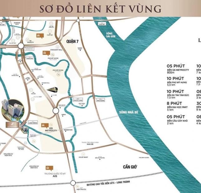La Partenza mở bán căn hộ hot nhất Nam Saigon, Thanh toán 30% tới khi nhận nhà, ck12% lh: 0906.2341.69