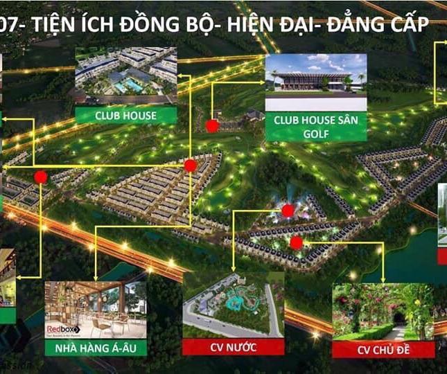 Biệt thự, Villas view sân Golf 27 lỗ tại Đức Hòa, Long An giá chỉ 3,2 tỷ/căn