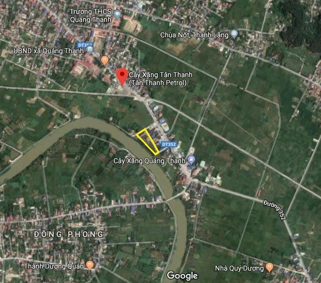 Bán lô đất 2 mặt tiền TT thị trấn Quảng Thanh - Thủy Nguyên
