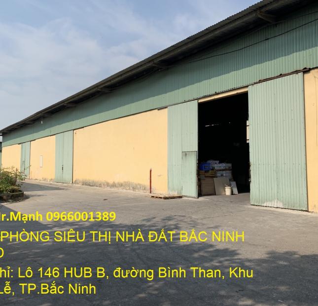 Cho thuê kho diện tích 1000m2 tại khu vực TP.Bắc Ninh