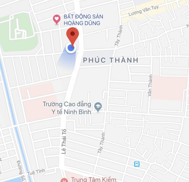 Bán 2 lô liền kề Phố Phúc Nam, tp Ninh Bình, giá rẻ nhất khu vực