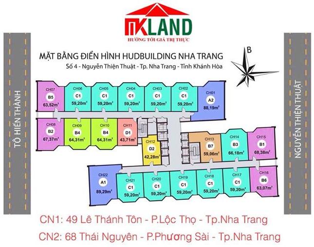 HUD Building còn duy nhất vài căn giá siêu tốt cách biển 100M- nơi đáng sống tại  Nha Trang - 0903564696