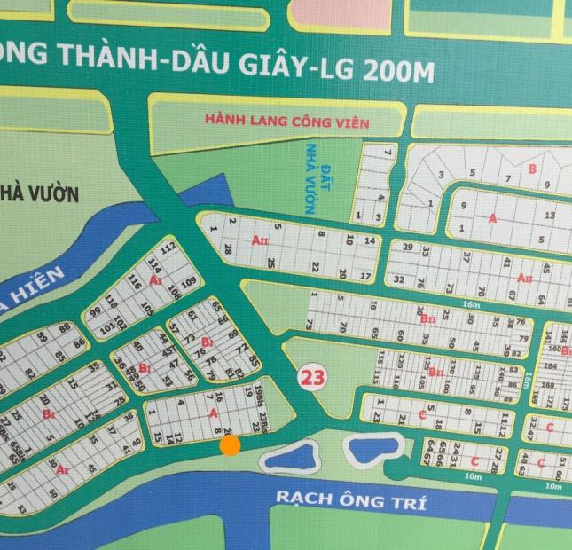 Bán gấp mảnh đất biệt thự mặt tiền sông dự án Khu Dân Cư Bách Khoa, Quận 9, vị trí tuyệt đẹp