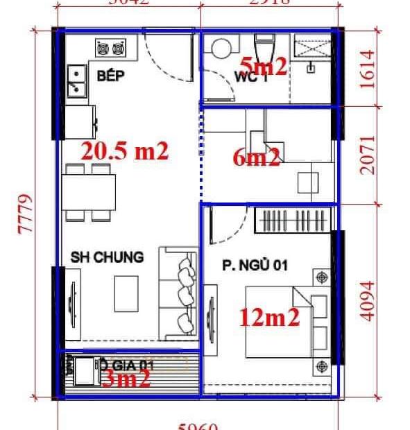 Bán chung cư căn hộ 1PN+1 dự án Vinhomes Smart City Tây Mỗ với giá cực thấp.