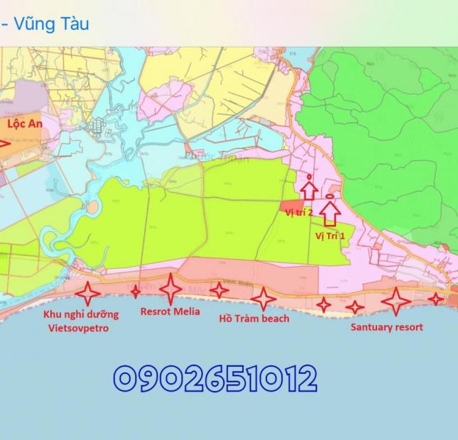 Gấp Gấp, bán đất thổ cư tại Hồ Tràm huyện Xuyên Mộc, giá 950 triệu 150m2, LH 0902651012