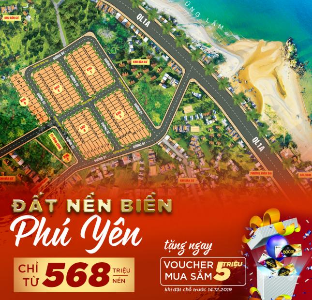 Chính chủ bán gấp 3 lô đất biển phú yên, khu dân cư đồng mặn, sông cầu, phú yên