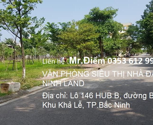 Cần bán lô đất Khả Lễ 1, nhìn sang khuôn viên vườn hoa tại TP.Bắc Ninh