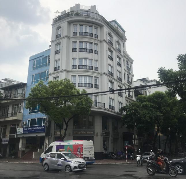 Bán Building MP Hòa Mã, HBT: 230m2, mặt tiền 13m, 10 tầng, 2 hầm. Siêu đẹp, cho thuê giá rất cao. 