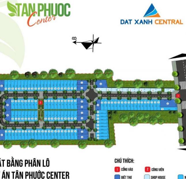 Bán gấp đất gần dự án Tân Phước Center, giá chỉ 600 triệu/6x25m