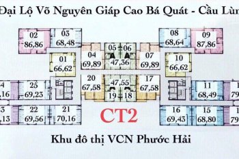Bán chung cư CT2 VCN Phước Hải, Nha Trang giá tốt
