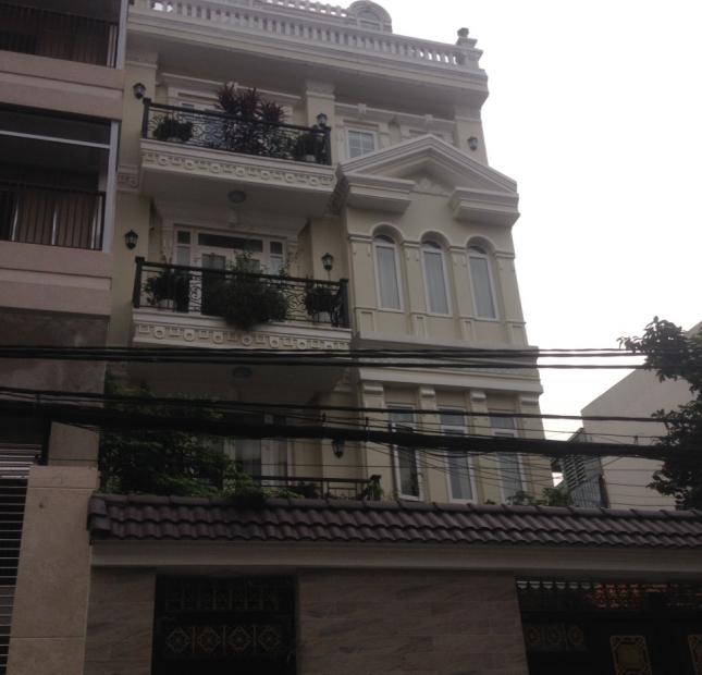 Cho thuê nhà MT Trường Sa, quận Phú Nhuận, DT: 5.8x12m, nhà 5 lầu mới, giá: 50 triệu/tháng TL