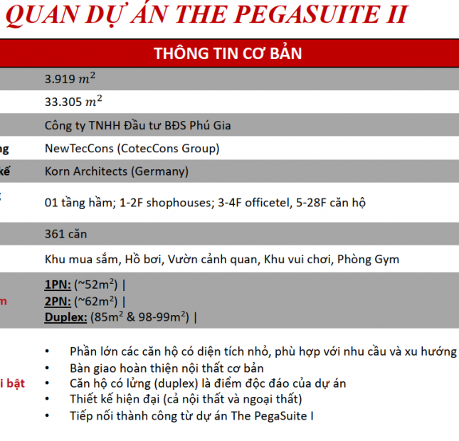 Mở bán dự án The Pegasuite 2, địa chỉ 1079 Tạ Quang Bửu, phường 6, quận 8, tp HCM