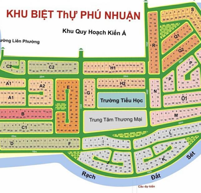 Cần bán gấp đất nền thuộc dự án KDC Phú Nhuận, sổ đỏ chính chủ. LH 0903.382.786 Thọ