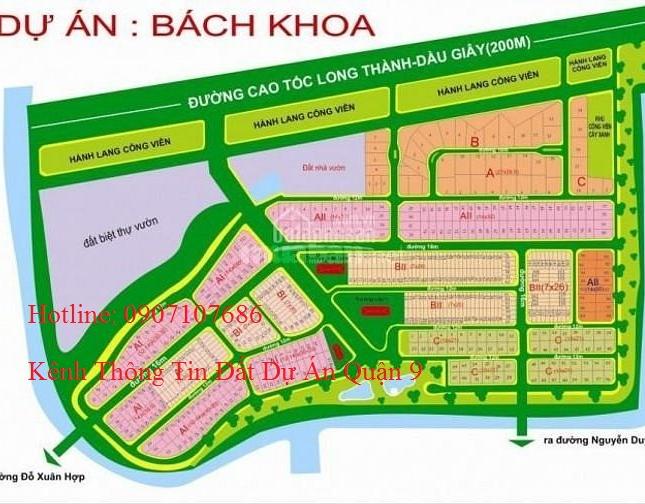 Kho đất nền giá rẻ dự án ĐH Bách Khoa quận 9