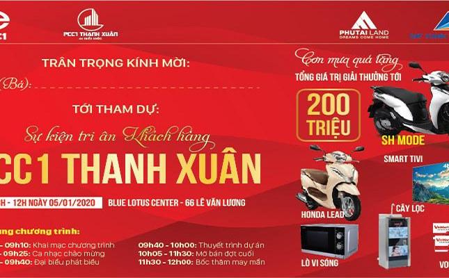 Duy nhất căn 59m2 giá 1,7 tỷ trung tâm quận Thanh Xuân, CK 3,5% quà tặng 120tr, lãi suất vay 0%