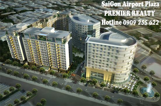 Bán căn hộ Sài Gòn Airport Plaza 3PN - 126m2, giá chỉ 5.1tỷ, đủ nội thất. LH 0909255622