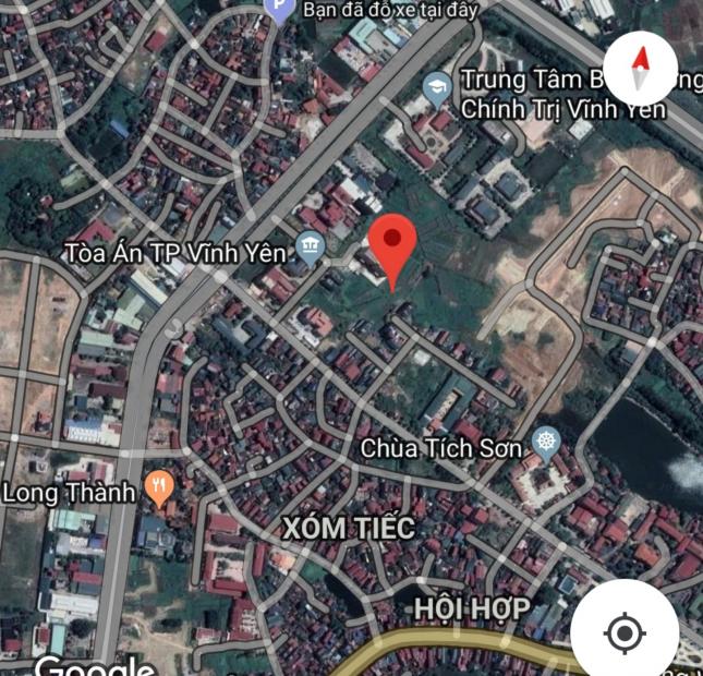 Bán đất Vạn Cát, Phạm Văn Đồng, Vĩnh Yên 105m2, giá: 15tr/m2. LH 0399566078