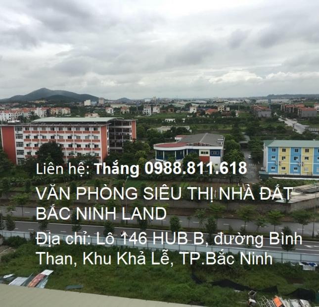 Bán lô đất DCDV khu khả lễ 2. Lô 2 mặt  tiền . Ngay cạnh ngã tư Bình Than HUD trầu cau.