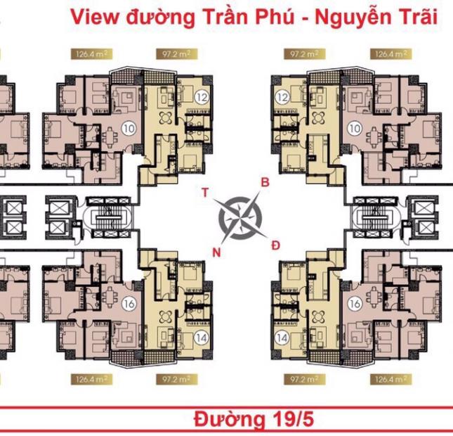 Bán căn hộ 3PN trung tâm quận Thanh Xuân, diện tích 80m2 - 2,3 tỷ. LH: 0989 821 832