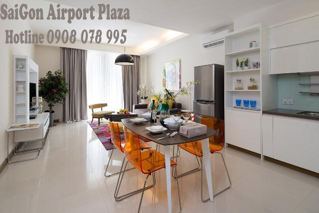 Bán căn hộ Sài Gòn Airport Plaza 3PN - 110m2, giá 5.3 tỷ, đủ nội thất. LH 0908078995