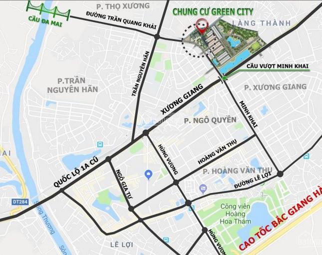 Green City Bắc Giang tọa lạc tại mảnh đất vàng của Bắc Giang