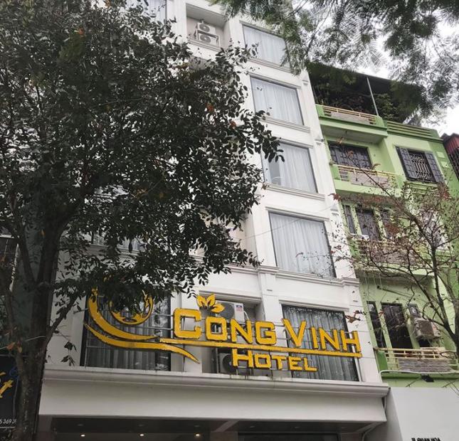 Khách Sạn 8 tầng MP VIP quận Cầu giấy, Mặt tiền 8.5m cho thuê 80tr/thg giá 24 tỷ.