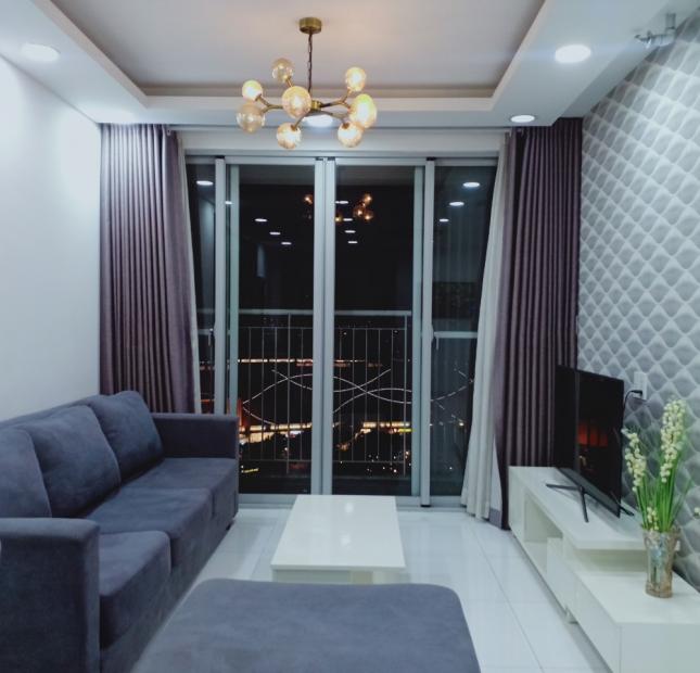 Cần cho thuê gấp CH  Riverside Residence 2PN, 80m2, giá 15 tr/tháng, lầu cao, view sông.nội thất mới  LH: 0906385299 