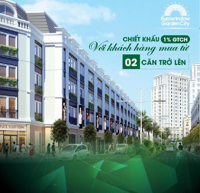 Eurowindow Garden City Thanh Hóa, mua nhà sang nhận ngay quà may mắn 450 triệu. LH 0968360321