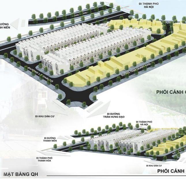 Bán lô góc khu phố thương mại Bỉm Sơn Thanh Hoá