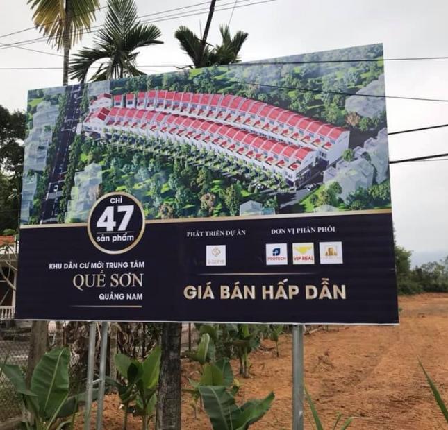Chào bán lô đất mặt tiền đường 28m DT611 Khu dân cư mới Quế Sơn - Quảng Nam
