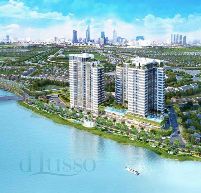 Bán căn hộ D’lusso TT quận 2, giá gốc CK 2%, view sông, công viên B.10.07 và A.08.08