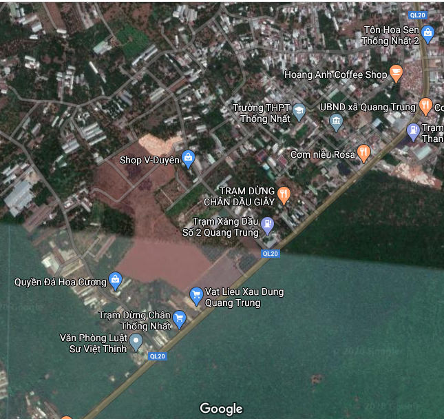 Bán 13 Hecta đất dự án Quang Trung, Huyện Thống Nhất QĐ 1/500 giá sổ hồng riêng