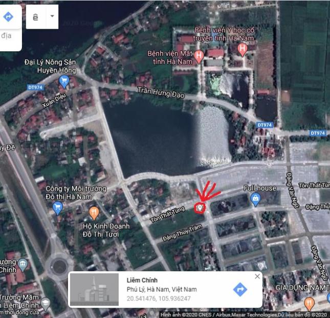 Bán đất lô góc cạnh BV Việt Đức 2 gần hồ điều hòa giá rẻ