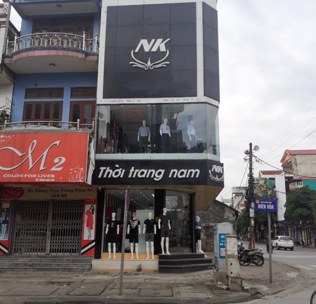 Bán nhà căn góc 2 mặt tiền tại Đường Biên Hòa, Phường Minh Khai, TP Phủ Lý, tỉnh Hà Nam. Tiện KD