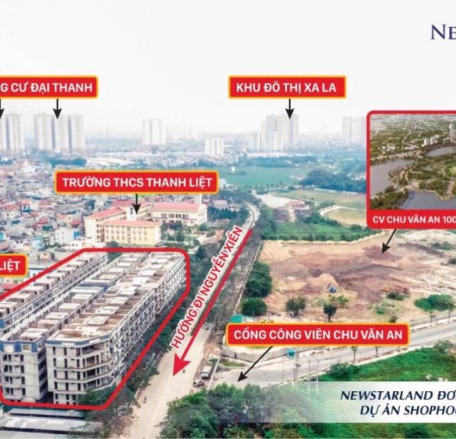  HOT : LK Shophouse THANH LIỆT CẠNH THE MANOR CENTRAL PARK, DT: 46 -80m2, giá: 7 tỷ
